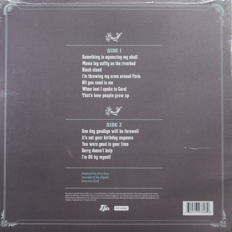MORRISSEY 'Years Of Refusal' Vinyl LP (Smiths)