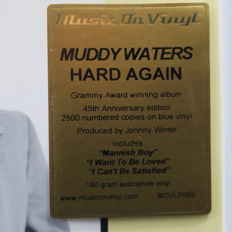 MUDDY WATERS 'Hard Again 180g BLUE Vinyl LP
