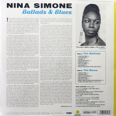 NINA SIMONE 'Ballads & Blues' 180g YELLOW Vinyl LP