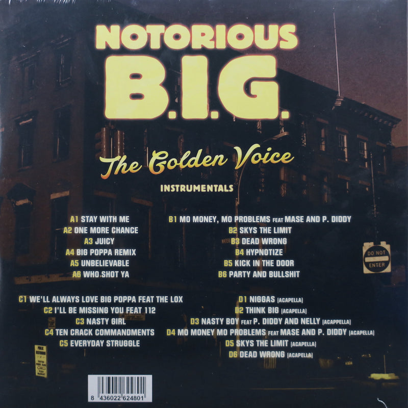 NOTORIOUS B.I.G. 'Golden Voice' Vinyl 2LP