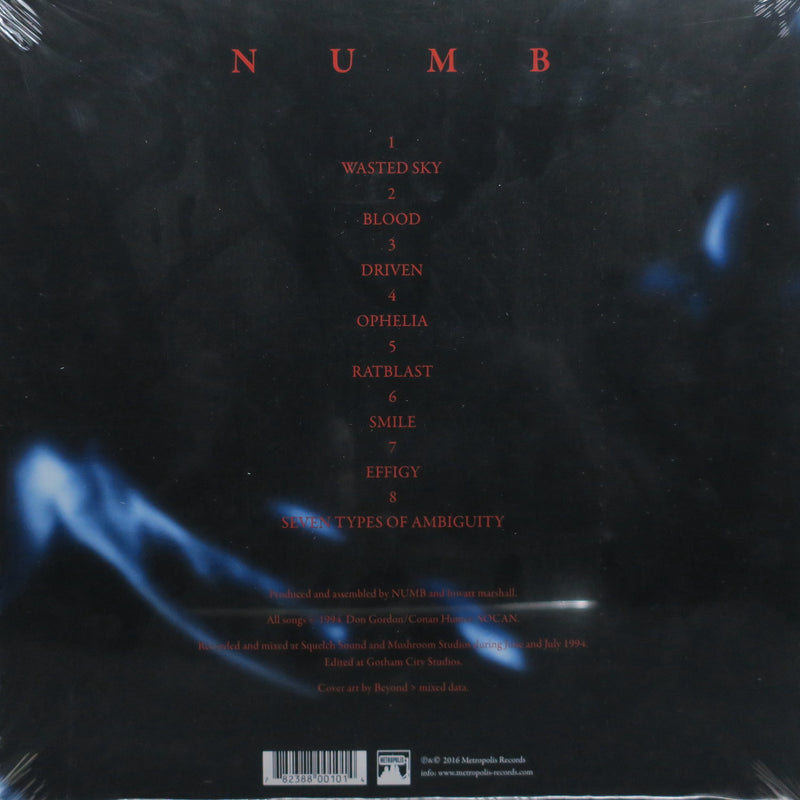 NUMB 'Wasted Sky' Vinyl LP (1994 Industrial)