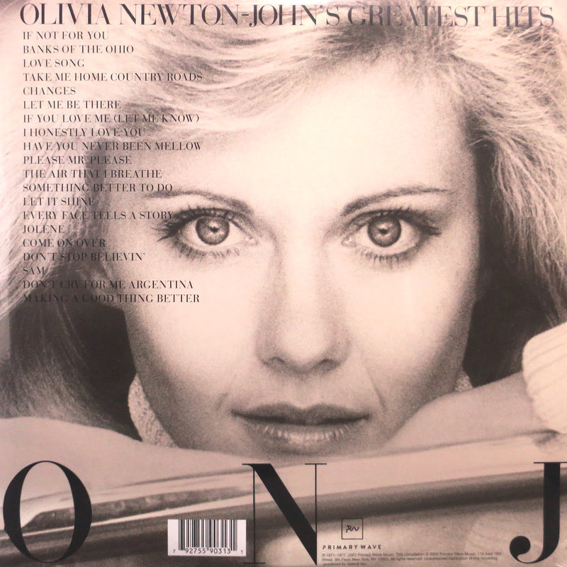 OLIVIA NEWTON-JOHN 'Greatest Hits' Vinyl 2LP