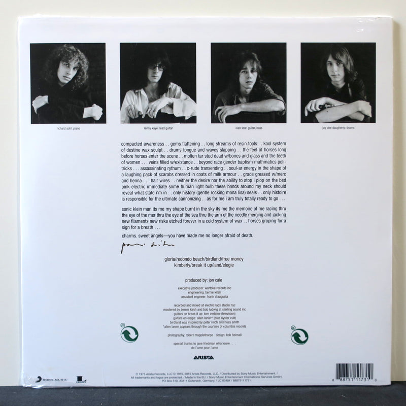PATTI SMITH 'Horses' 180g Vinyl LP