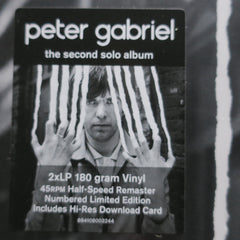 PETER GABRIEL 's/t' (Scratch) Half Speed Mastered 45rpm 180g Vinyl 2LP
