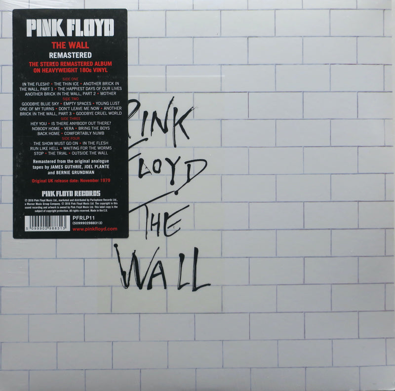 PINK FLOYD 'Wall' Remastered 180g Vinyl 2LP