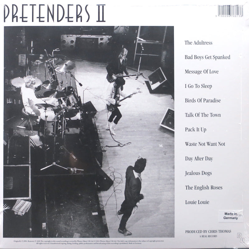 PRETENDERS 'Pretenders II' Remastered 180g Vinyl LP