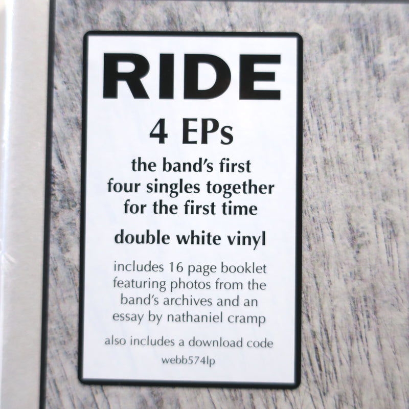 RIDE '4 EPs' WHITE Vinyl 2LP (1990s UK Indie)