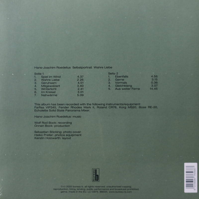 ROEDELIUS 'Selbstportrait Wahre Liebe' Vinyl LP (2020 Experimental/Ambient)