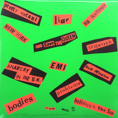 SEX PISTOLS 'Never Mind The Bollocks, Here's The Sex Pistols' NEON GREEN Vinyl LP