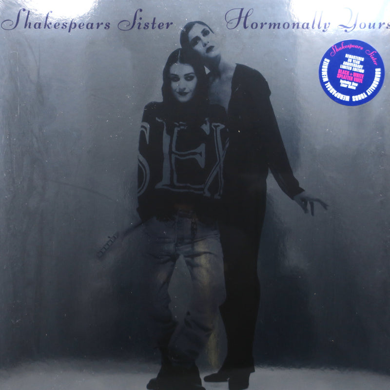 SHAKESPEARES SISTER 'Hormonally Yours' BLACK/WHITE SPLATTER Vinyl LP