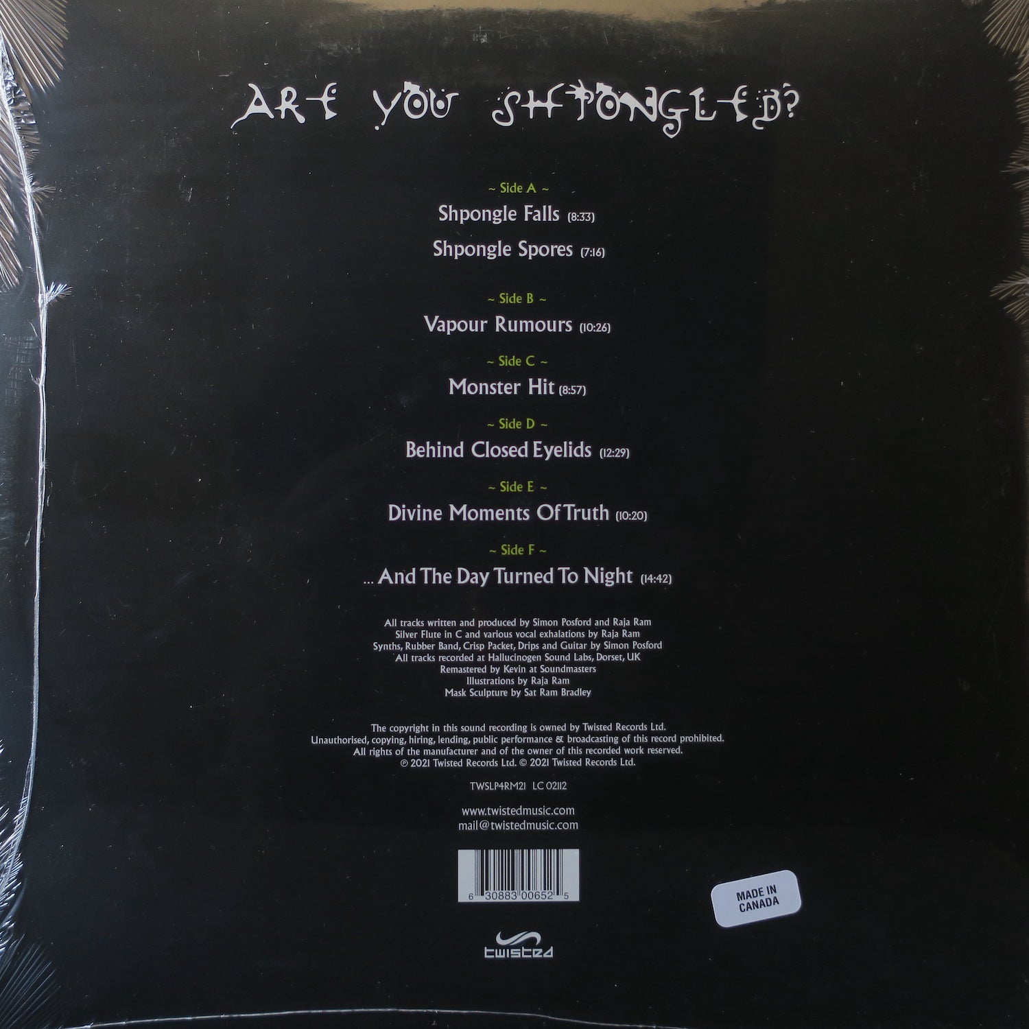 洋楽 SHPONGLE / ARE YOU SHPONGLED? / 3LP s-l400.jpg