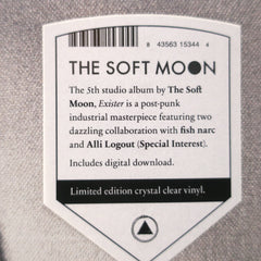 SOFT MOON 'Exister' CLEAR Vinyl LP (2022 Post-Punk/Industrial)