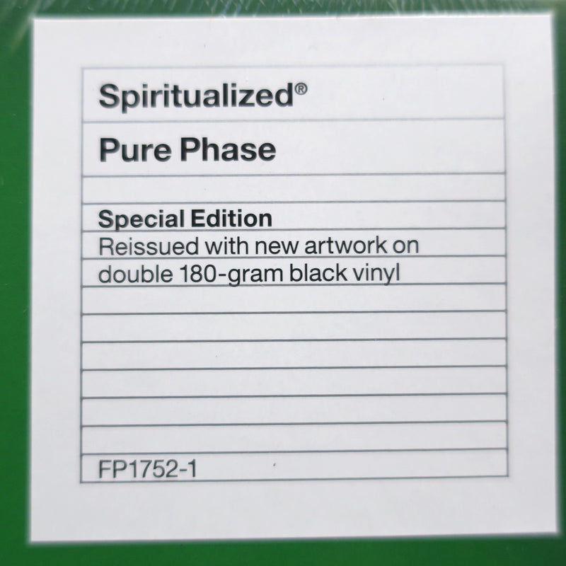 SPIRITUALIZED 'Pure Phase' 180g BLACK Vinyl 2LP
