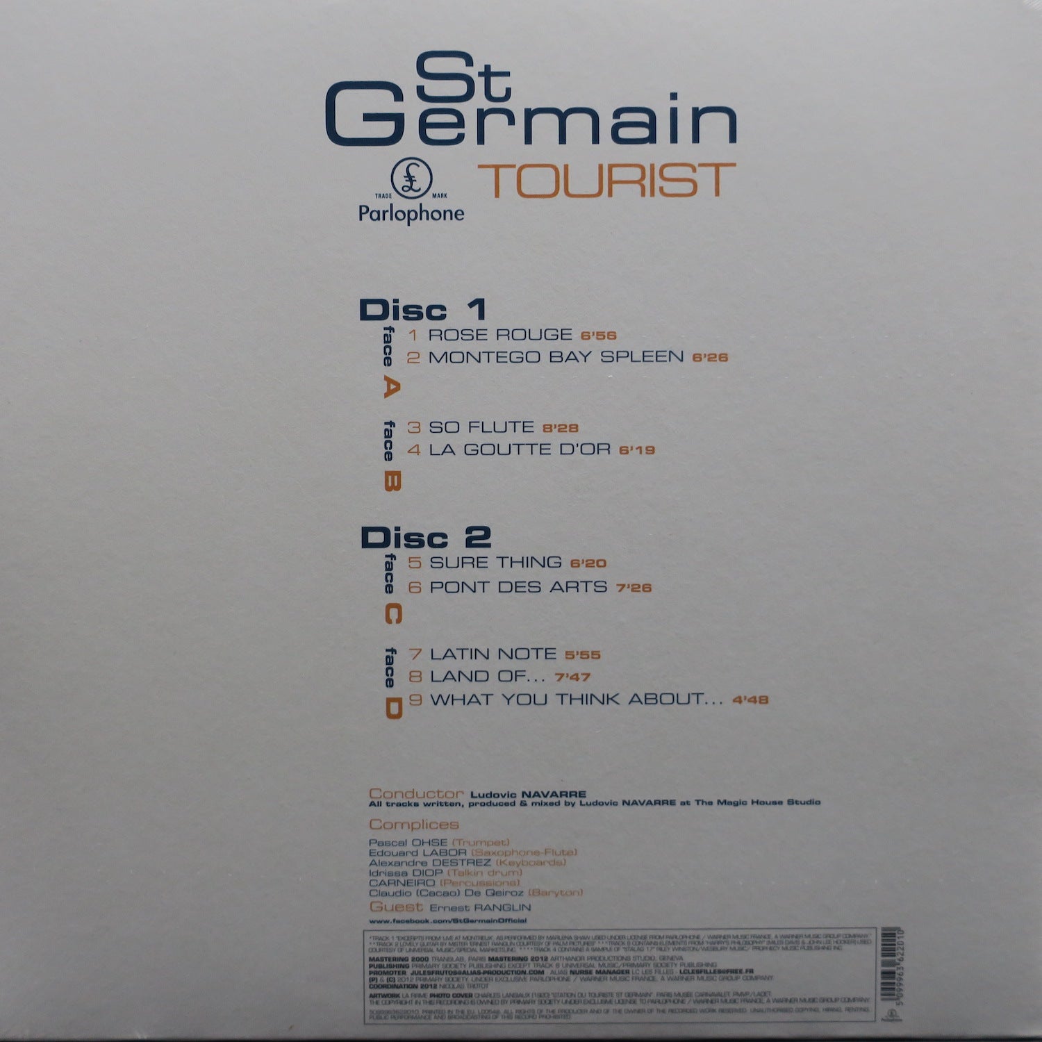 ST. GERMAIN 'Tourist' Vinyl 2LP – GOLDMINE RECORDS PTY. LTD.
