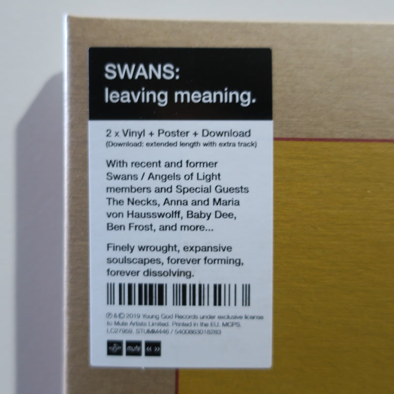 SWANS 'Leaving Meaning' Vinyl 2LP + Poster