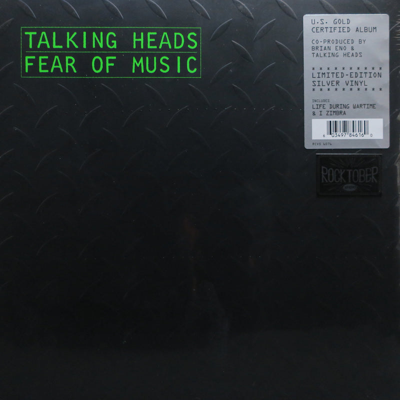 TALKING HEADS 'Fear Of Music' SILVER Vinyl LP