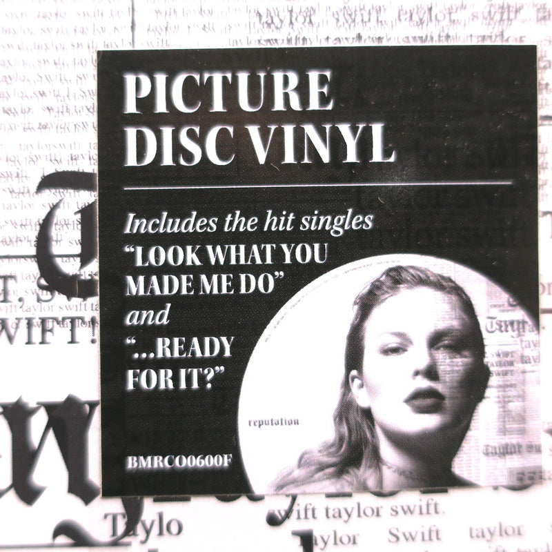 TAYLOR SWIFT 'Reputation' PICTURE DISC Vinyl 2LP