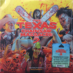 'TEXAS CHAINSAW MASSACRE 2' Soundtrack CHAINSAW/BLOOD Vinyl 2LP