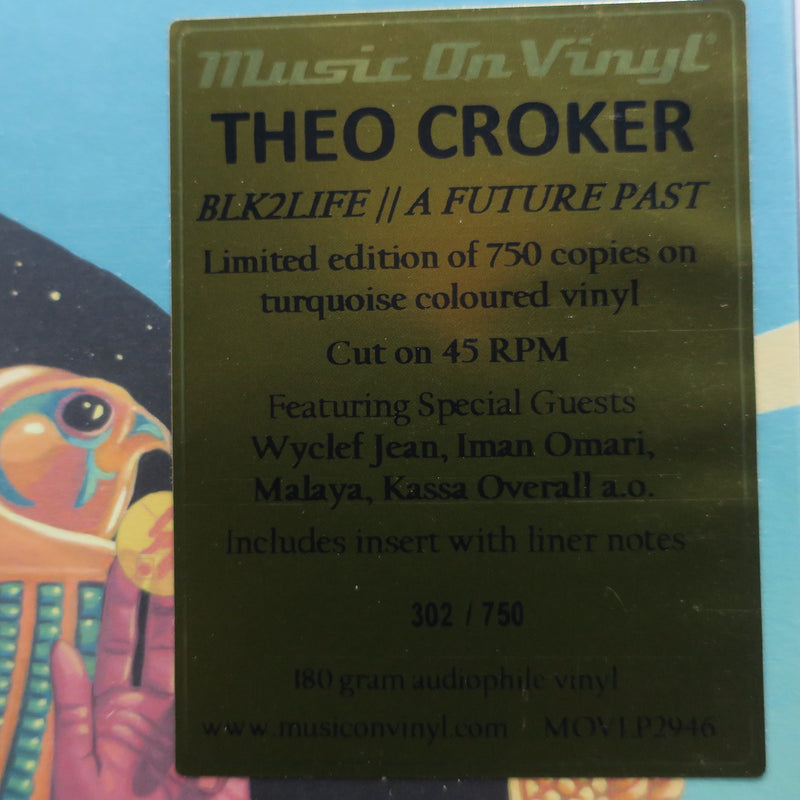 THEO CROKER 'Blk2life || A Future Past' 45rpm 180g TURQUOISE Vinyl 2LP (2021 Jazz)