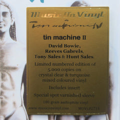 TIN MACHINE 'II' 180g CLEAR/TURQUOISE Vinyl LP (David Bowie)