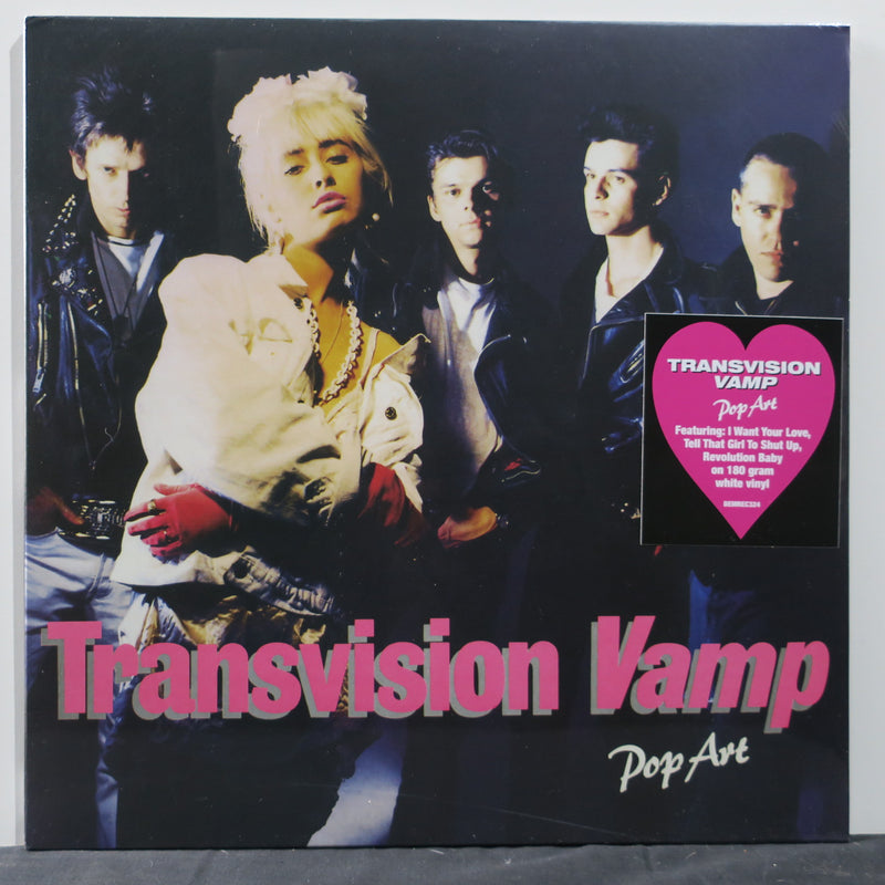 TRANSVISION VAMP 'Pop Art' 180g WHITE Vinyl LP