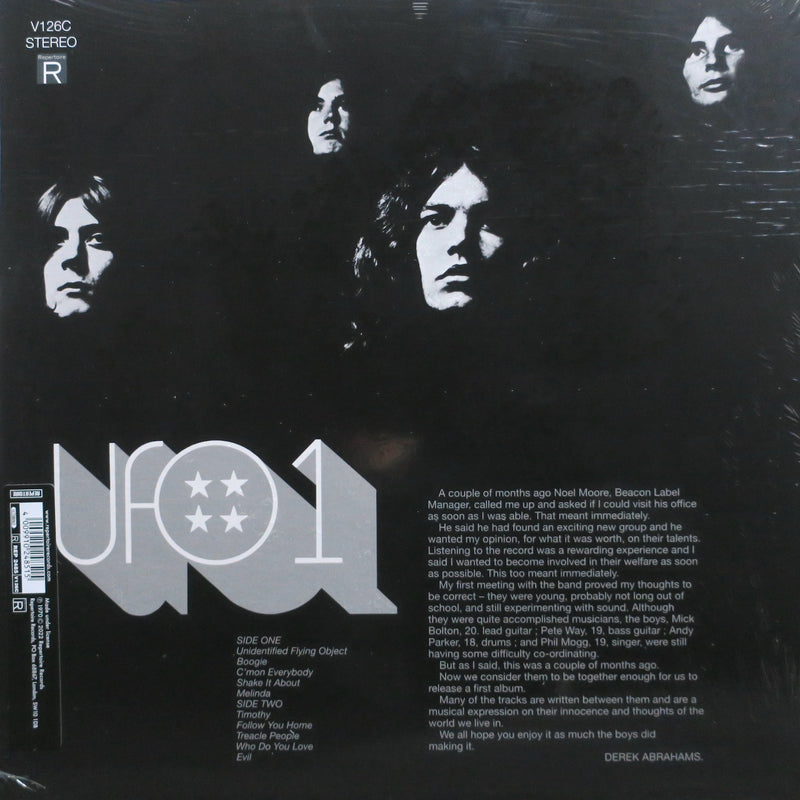 UFO 'UFO 1' Remastered 180g SILVER Vinyl LP (1970 Space Rock)
