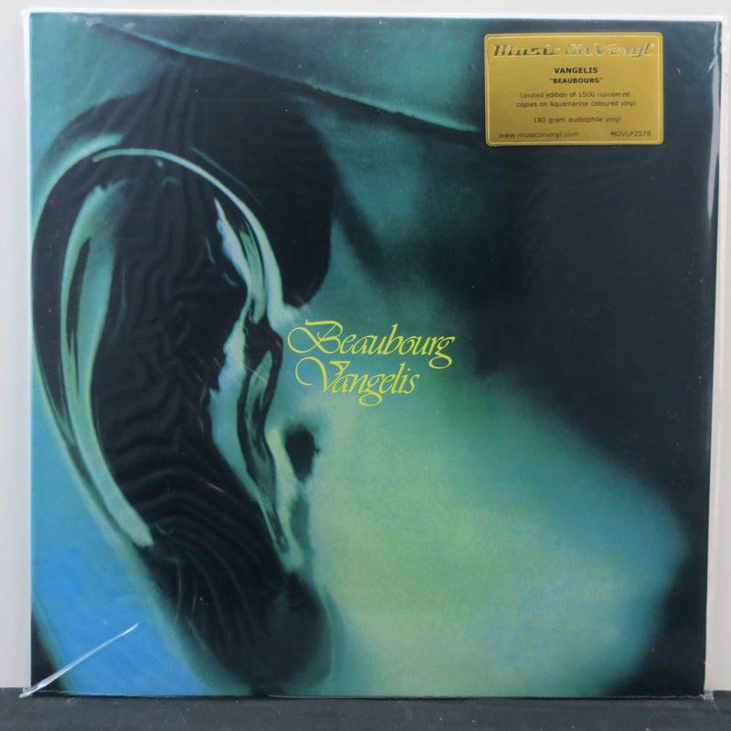 VANGELIS 'Beaubourg' 180g AQUAMARINE Vinyl LP