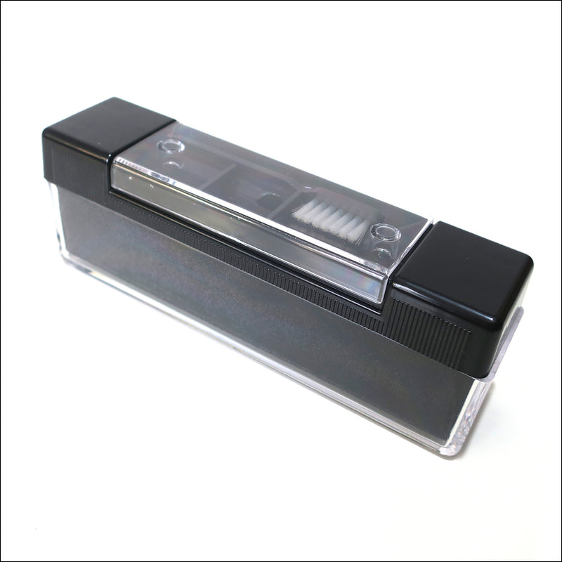 Dust Removal: Velvet Pad Record Cleaner + Stylus Brush