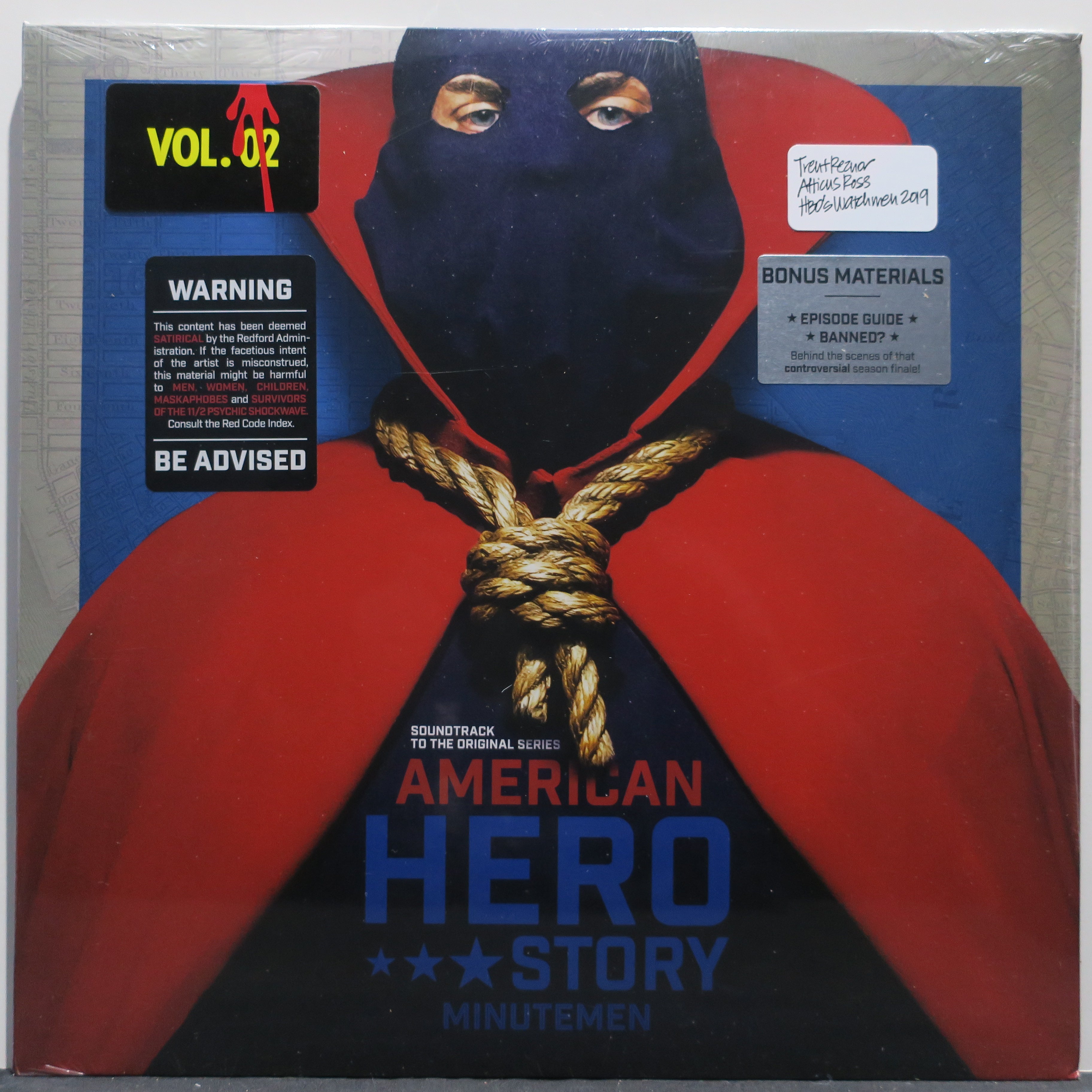 WATCHMEN Vol. 2' Soundtrack Trent Reznor & Atticus Ross Vinyl LP