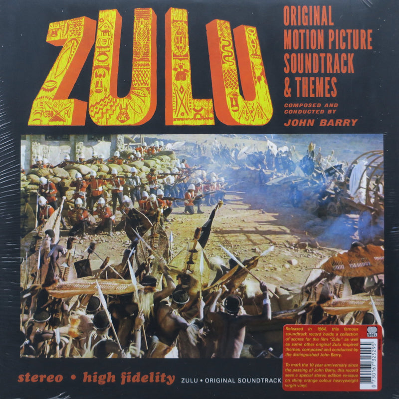 'ZULU' Soundtrack by John Barry ORANGE Vinyl LP