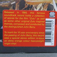 'ZULU' Soundtrack by John Barry ORANGE Vinyl LP